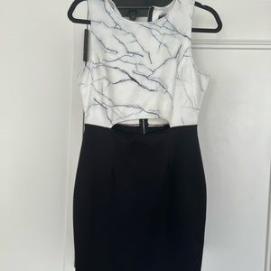 Eric + law marble mini dress